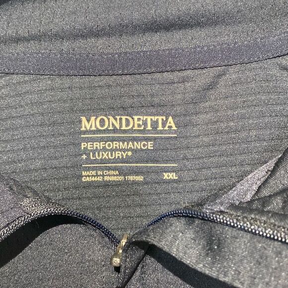 Mondetta Women's Gray Quarter Zip Raglan Long Sleeve Sweatshirt Size XXL - Picture 4 of 12